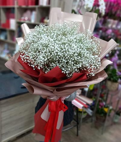Букет цветов из: Гипсофила в Шиморское
