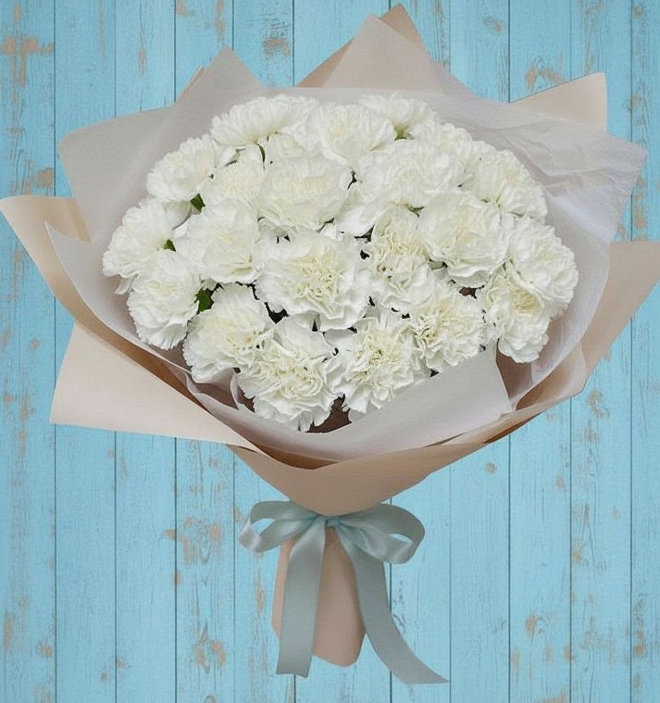 Букет цветов из: Гвоздики в Шиморское