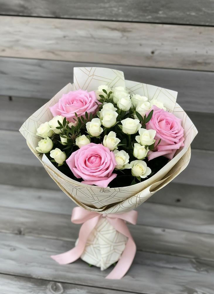 Букет цветов из: Розы в Шиморское
