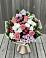 Букет цветов из: Альстромерии, Гвоздики, Розы и Хризантемы в Шиморское