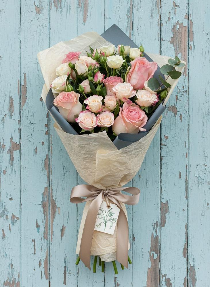 Букет цветов из: Розы в Шиморское