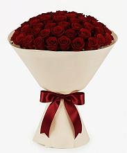 Букет 101 Бордовая роза Блэк Бакарра в Шиморское