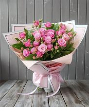 Букет Розовый кустик #REPLACE_PRED# Шиморское