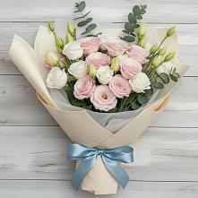 Букет цветов из:  Лизиантусы в Шиморское