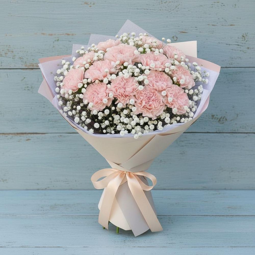 Букет цветов из: Гвоздики в Шиморское