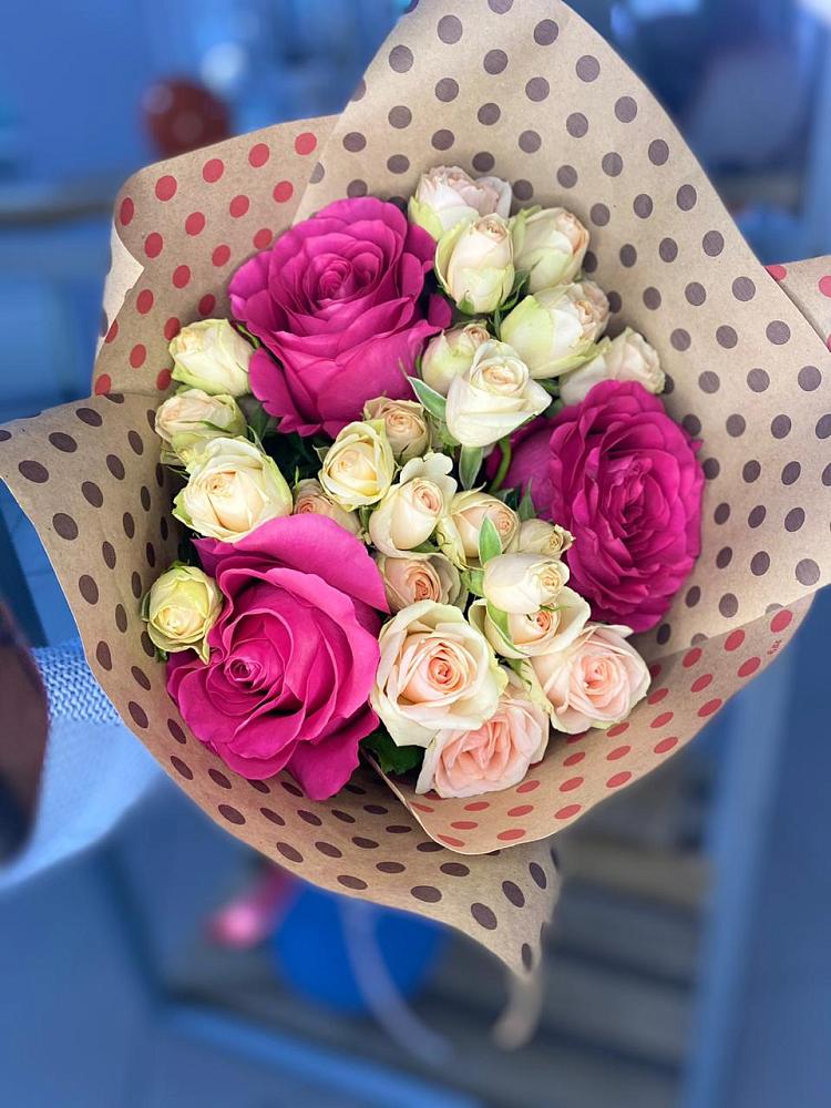 Букет цветов из: Розы в Шиморское