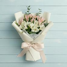 Букет цветов из:  Альстромерии в Шиморское