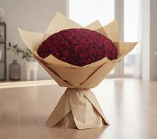 Букет 101 Красная роза в Шиморское
