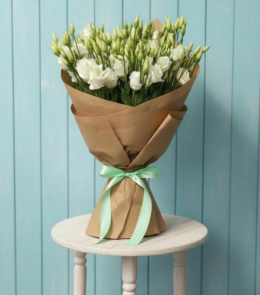 Букет цветов из: Лизиантусы в Шиморское