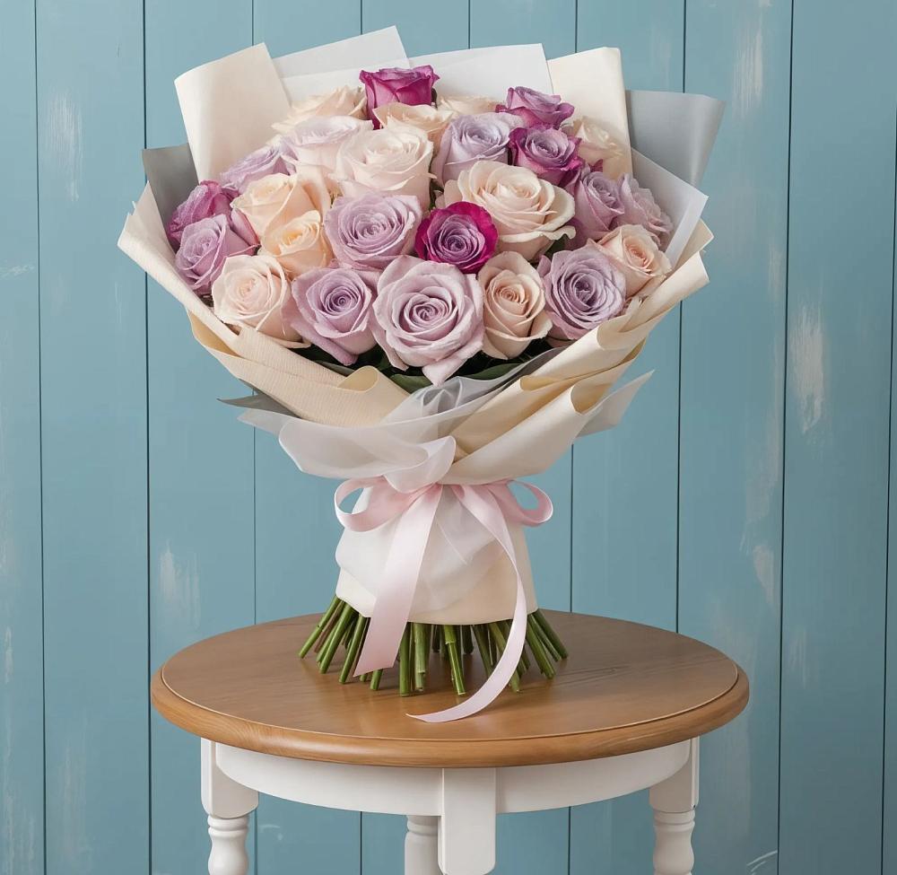 Букет цветов из: Розы в Шиморское