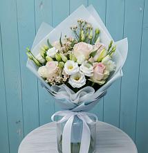 Букет цветов из:  Розы и Лизиантусы в Шиморское
