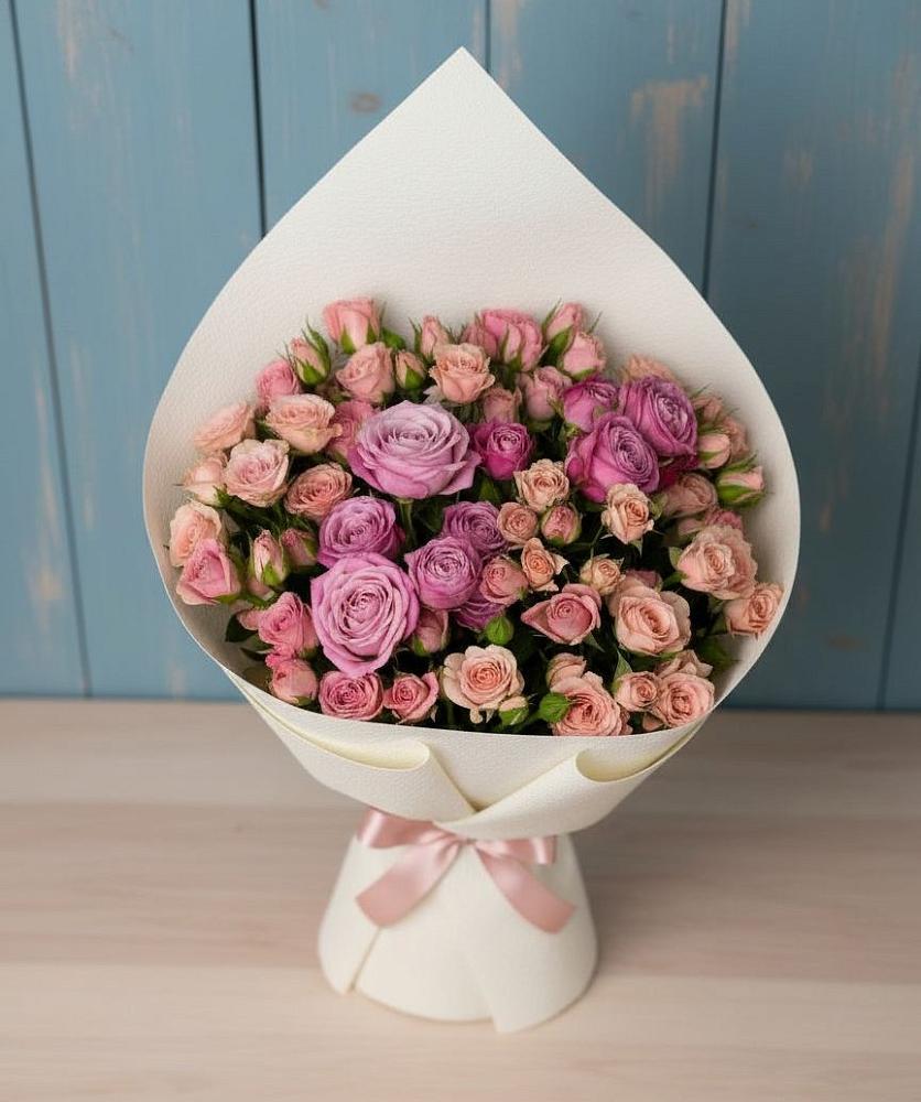 Букет цветов из: Розы в Шиморское