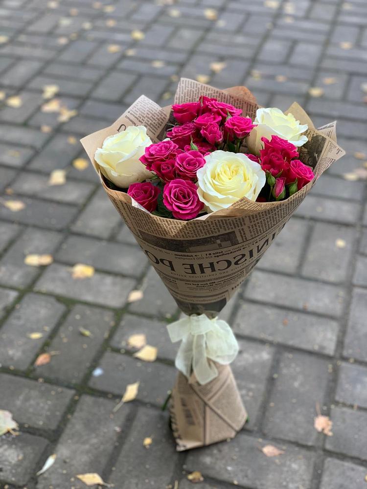 Букет цветов из: Розы в Шиморское