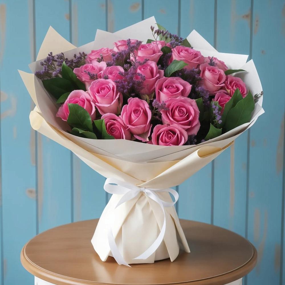 Букет цветов из: Розы в Шиморское