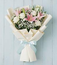 Букет цветов из:  Лилии в Шиморское