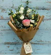 Букет цветов из:  Розы и Лизиантусы в Шиморское
