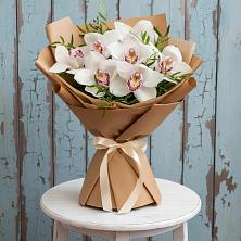 Букет цветов из:  Орхидеи и Розы в Шиморское